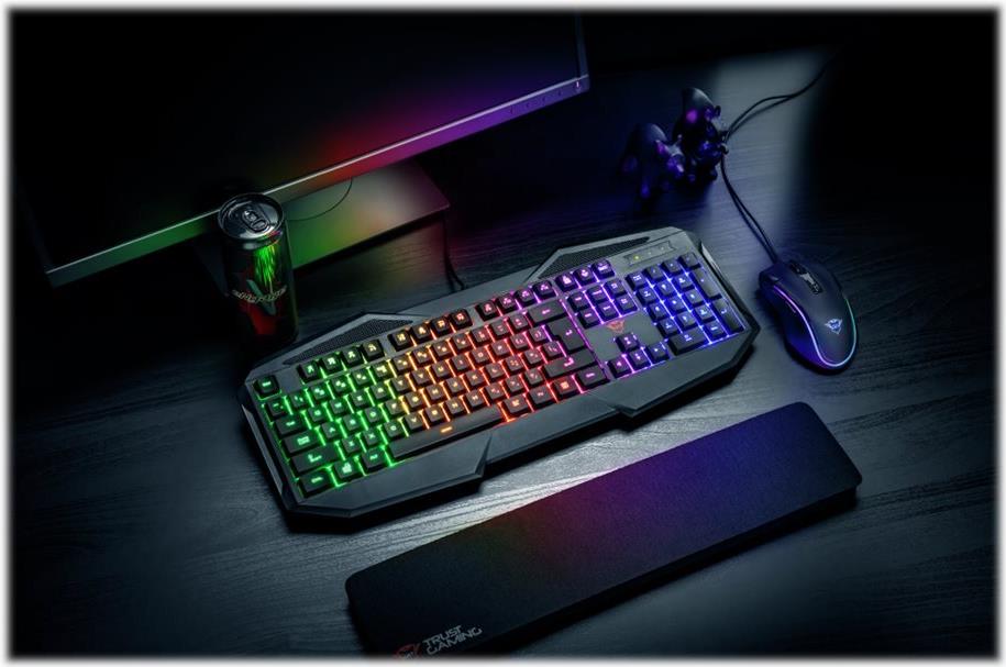 Trust GXT 830-RW Avonn Gaming Tastatur hintergrundbeleuchtet 22278