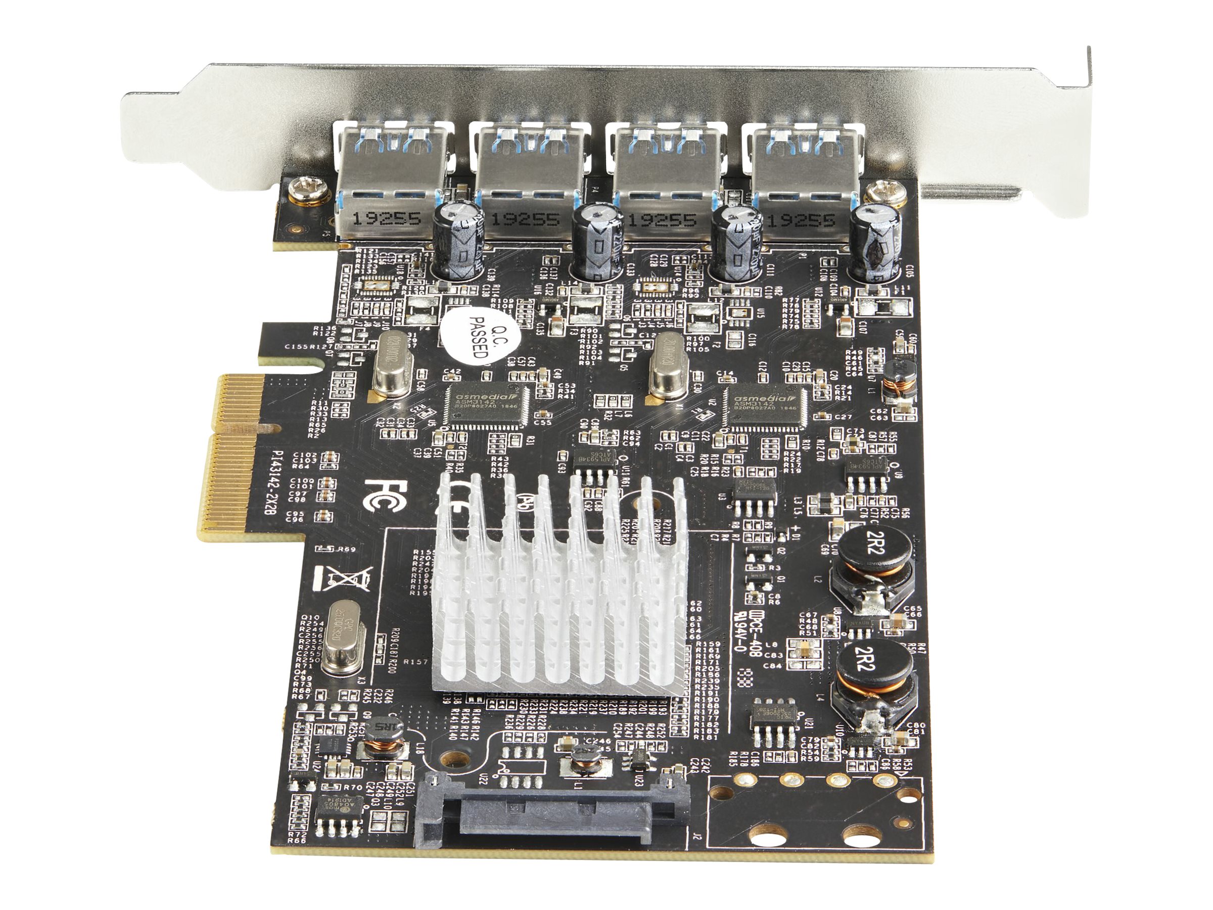 StarTech.com PEXUSB314A2V2 4-Port USB 3.2 Gen 2 PCIe Erweiterungskarte 10 Gbit/s SuperSpeed USB-A Silber
