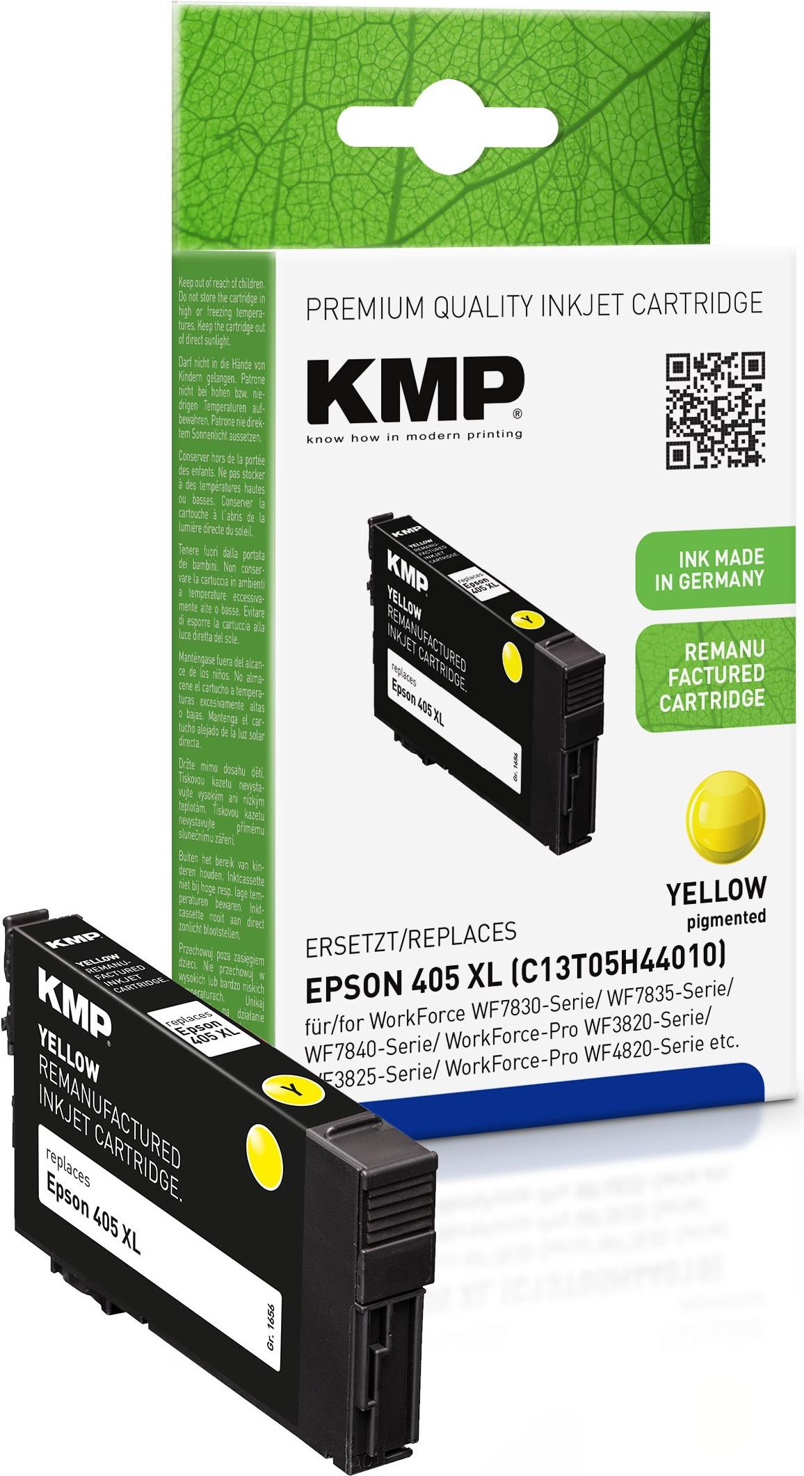 KMP 1656,4009 Druckerpatrone 1 Stück(e) Kompatibel Gelb (1656,4009)