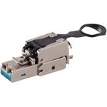 S/CONN maximum connectivity Netzwerkstecker, cat. 6A Tool-less, RJ45 Stecker, werkzeuglos, EasyPull, STP (08-51004)