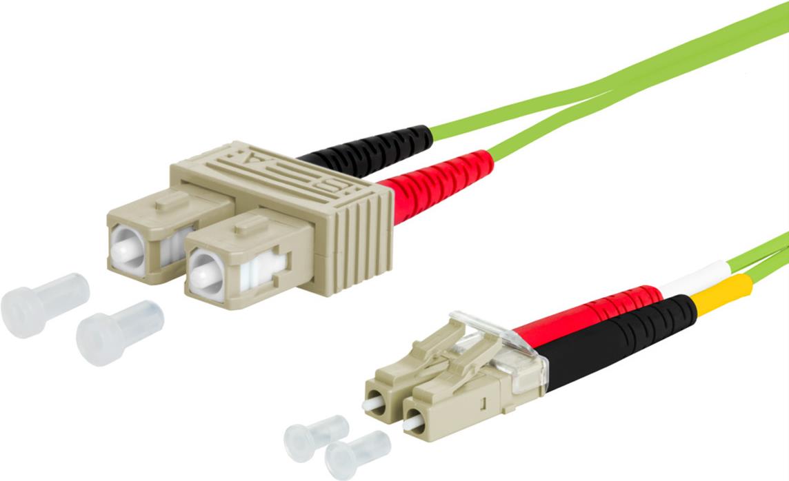 METZ CONNECT Patchkabel SC-D/LC-D OM5 5m 151R1EOJO50E - Kabel (151R1EOJO50E)