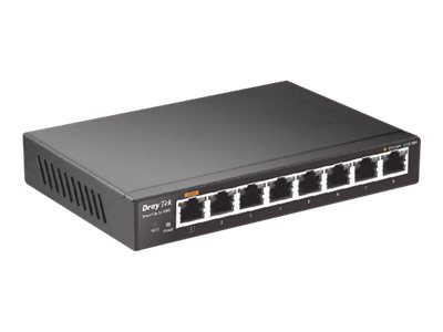 DrayTek VigorSwitch G1080 Managed L2 Switch Schwarz