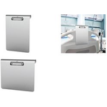 MAUL Klemmbrett MAULmedic, Aluminium, A4 hoch, silber Klemme aus Metall, Klemmweite: 8 mm, silbereloxiert, - 1 Stück (2354208)