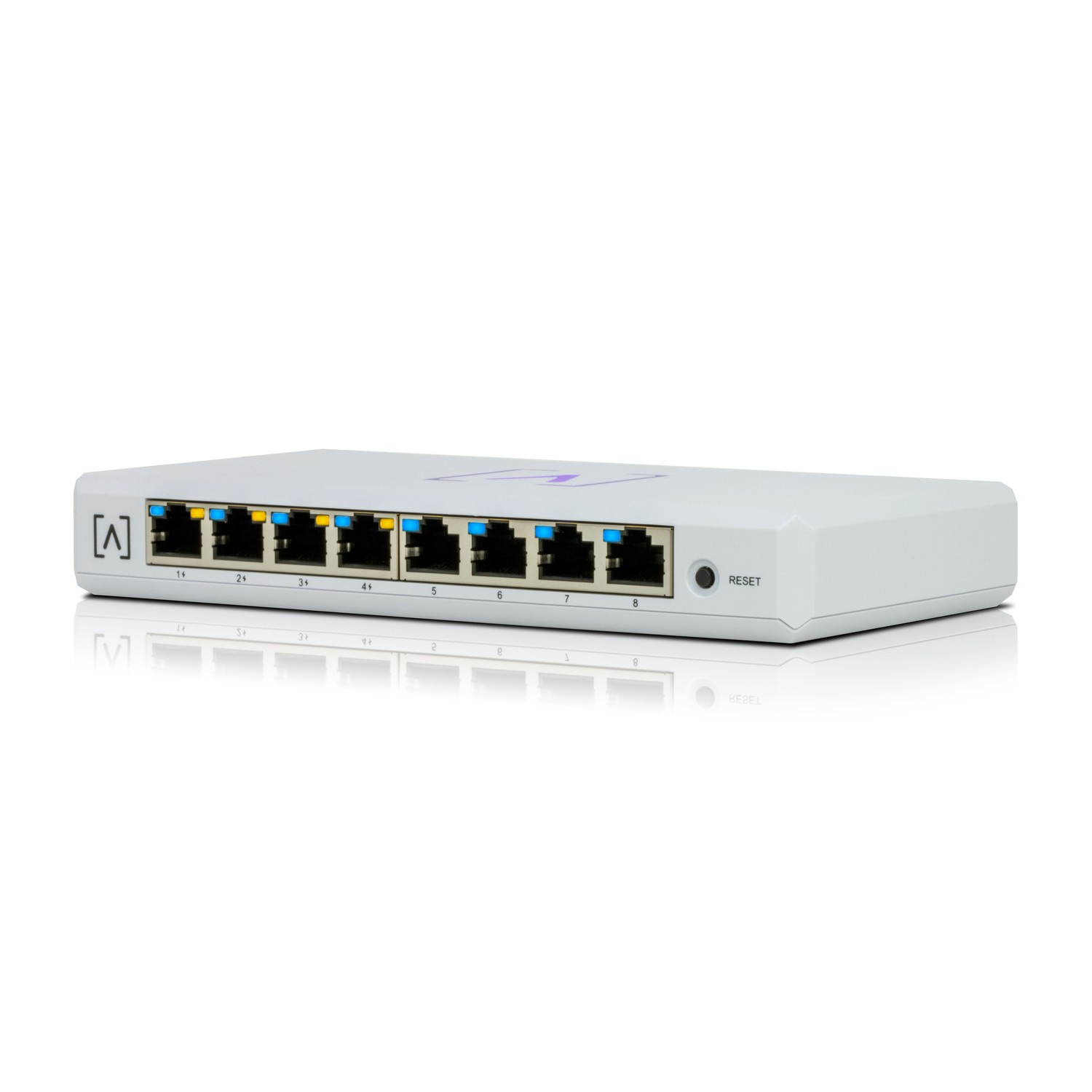 Alta Labs S8-POE Managed Gigabit PoE Switch 8 Ports Weiß