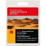 185C000826 KODAK CAN. IP4200 (5) CMYKPBK PGI5/CLI8 360/4x420Seiten 26/4x13ml (185C000826)