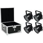 EUROLITE Set 4x LED PAR-56 HCL Short sw + EPS Case (20000327)