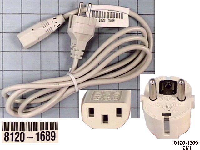 HP Stromkabel IEC 60320 C13 zu Eurostecker (W) (8120-1689)