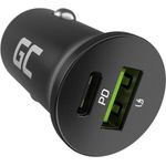 Green Cell PowerRide Nano 38W USB-C USB-A PD 3.0 Ultra Charge (CADM-GC-38AC)
