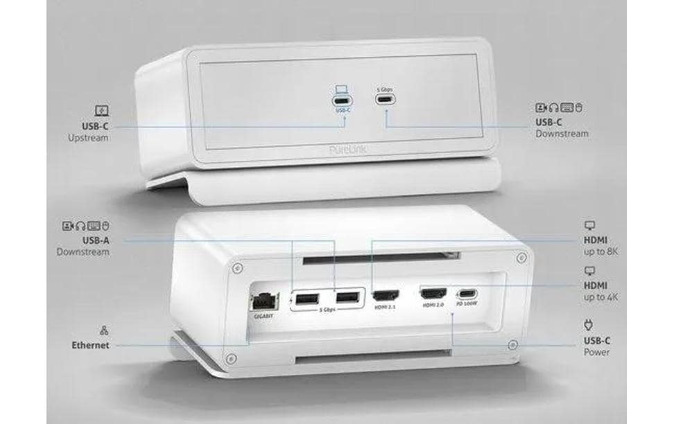 PureLink Mediahub2 M2-ENC07-9941 Dockingstation Weiß