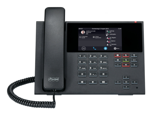 Auerswald COMfortel D-400 VoIP-Telefon 4,3" Schwarz