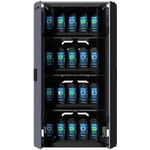 ZEBRA FLAT PACKED VERSION OF MIDI 3 SHELF (CS-CAB-3-FLTPK-B-EME)
