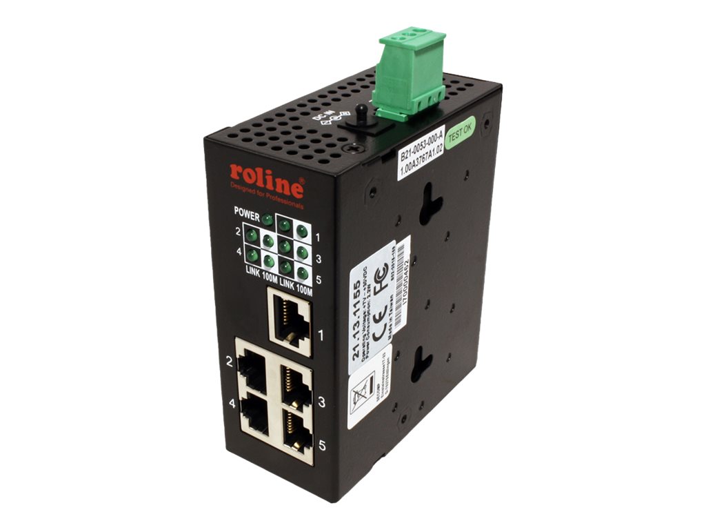 ROLINE Industrie Switch 5 Ports Fast Ethernet