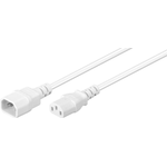 Microconnect PE040610W Stromkabel Weiß 1 m C14-Koppler C13-Koppler (PE040610W)