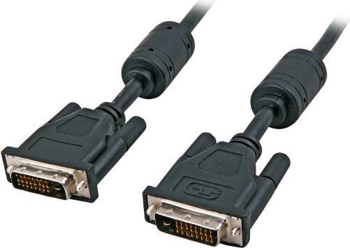 EFB-Elektronik DVI-D Dual Link Kabel, 2x DVI-D 24+1, St.-St., AWG 30, 3,0m, schwarz Hersteller: EFB Elektronik (K5434.3)