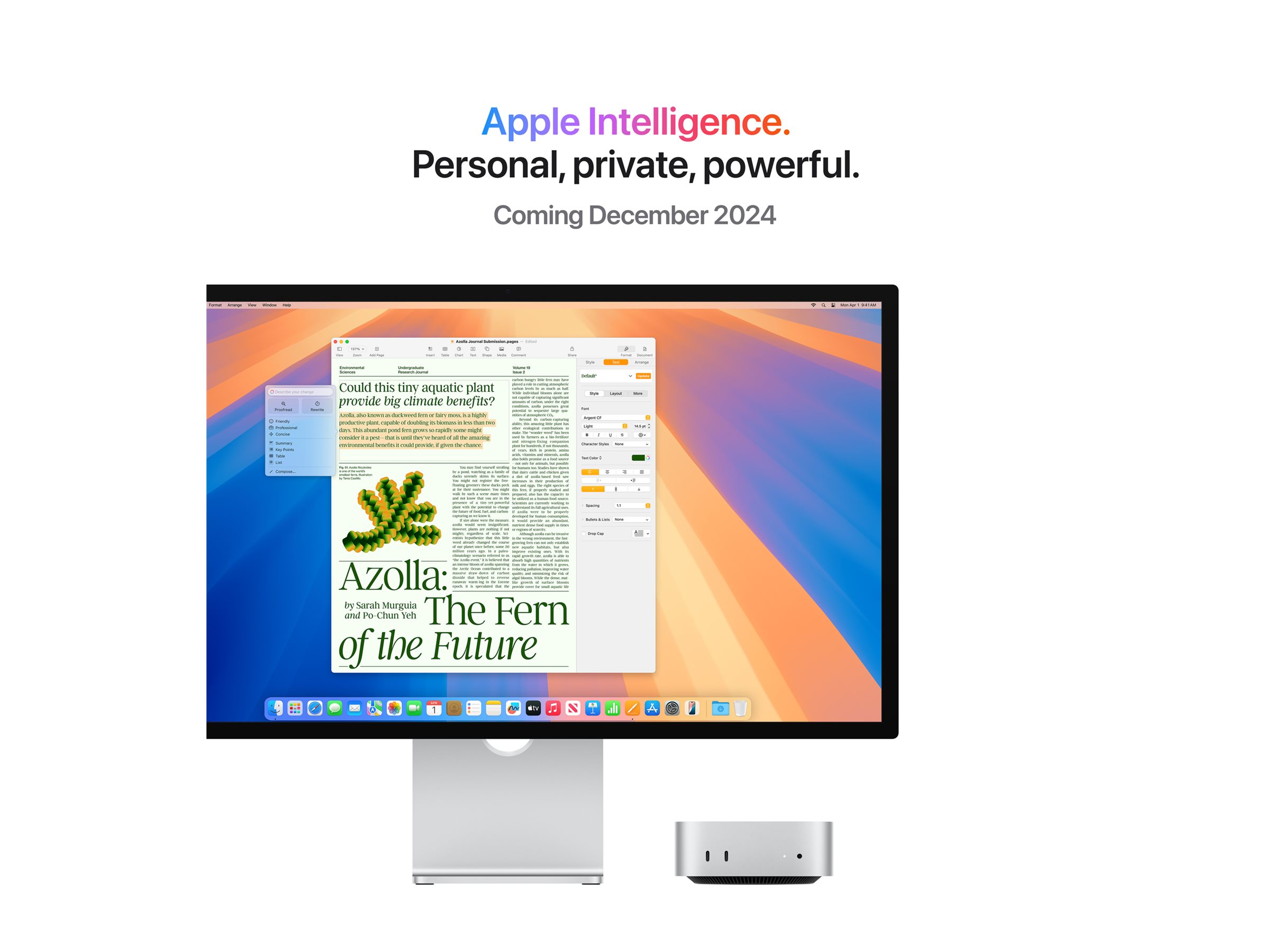 Apple Mac mini M4 10-Core CPU 32 GB RAM 1 TB SSD 10GbE Silber
