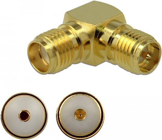 DeLOCK RF-Adapter RP-SMA (W) gewinkelt bis SMA (W) (89965)