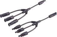 shiverpeaks ®-PV4 T-Adapterkabel Set, 3/1, 4mm², schwarz/schwarz, 30cm (BS02-21033)