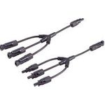 shiverpeaks ®-PV4 T-Adapterkabel Set, 3/1, 4mm², schwarz/schwarz, 30cm (BS02-21033)