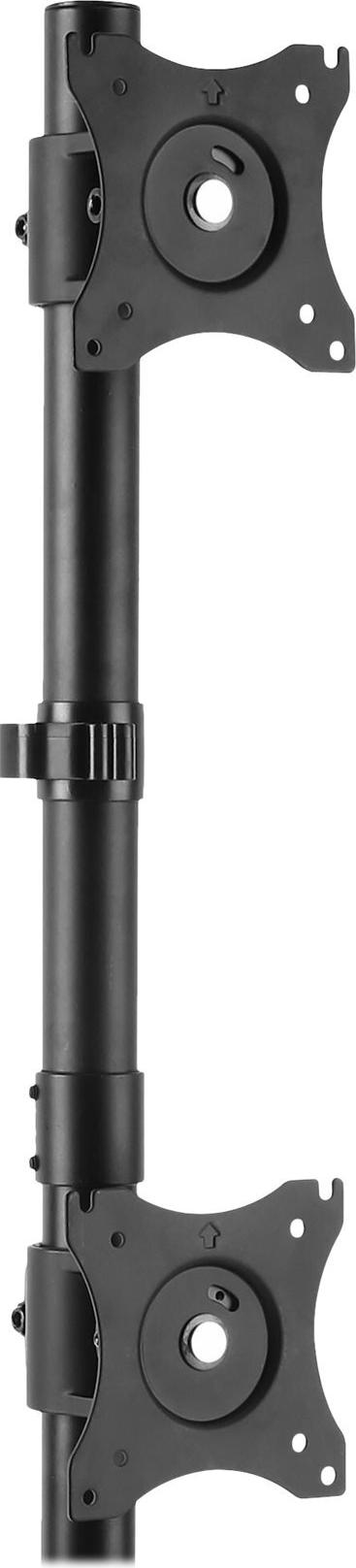 StarTech.com ARMBARDUOV Vertikale Dual Monitorhalterung 27" Schwarz