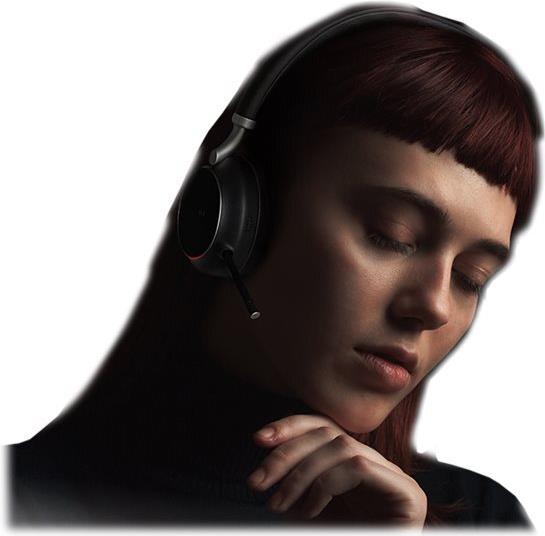 Yealink BH76 Headset On-Ear Bluetooth 40 h Ladestation Schwarz