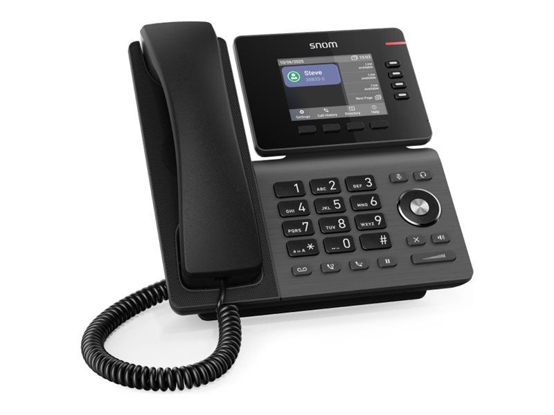 Snom D810W VoIP-Telefon WLAN Gigabit Ethernet PoE Schwarz