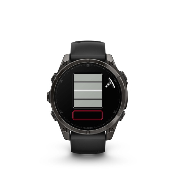 Garmin fenix 8 Sapphire 47 mm AMOLED Smartwatch Schwarz