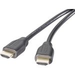 SpeaKa Professional HDMI Anschlusskabel 2.00 m Audio Return Channel, vergoldete Steckkontakte Black [1x HDMI-Stecker - 1x HDMI-Stecker] (SP-9024560)