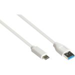 Alcasa 2831-AC005W USB Kabel 0,5 m USB 3.2 Gen 2 (3.1 Gen 2) USB A USB C Weiß (2831-AC005W)