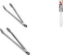 metaltex Grillzange, Edelstahl, Länge: 340 mm mit Feder und Schloss, rostfrei, langlebig, robust, - 1 Stück (250974010)