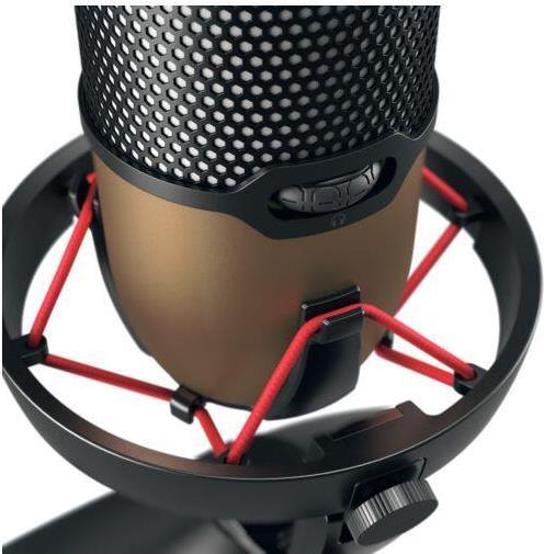 CHERRY Streaming UM 9.0 PRO RGB Microphone black/copper USB-Mikrofon für Streaming und Gaming mit eindruck (JA-0720)