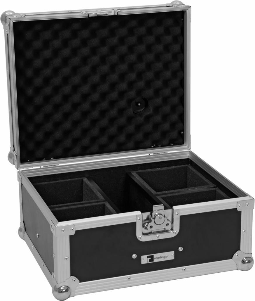 ROADINGER Flightcase EC-AU4 4x AKKU UP 4 QCL Spot QuickDMX (31005056)