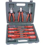 Brüder Mannesmann Elektro-Schraubendreher- und Zangensatz 11tlg. (11240)