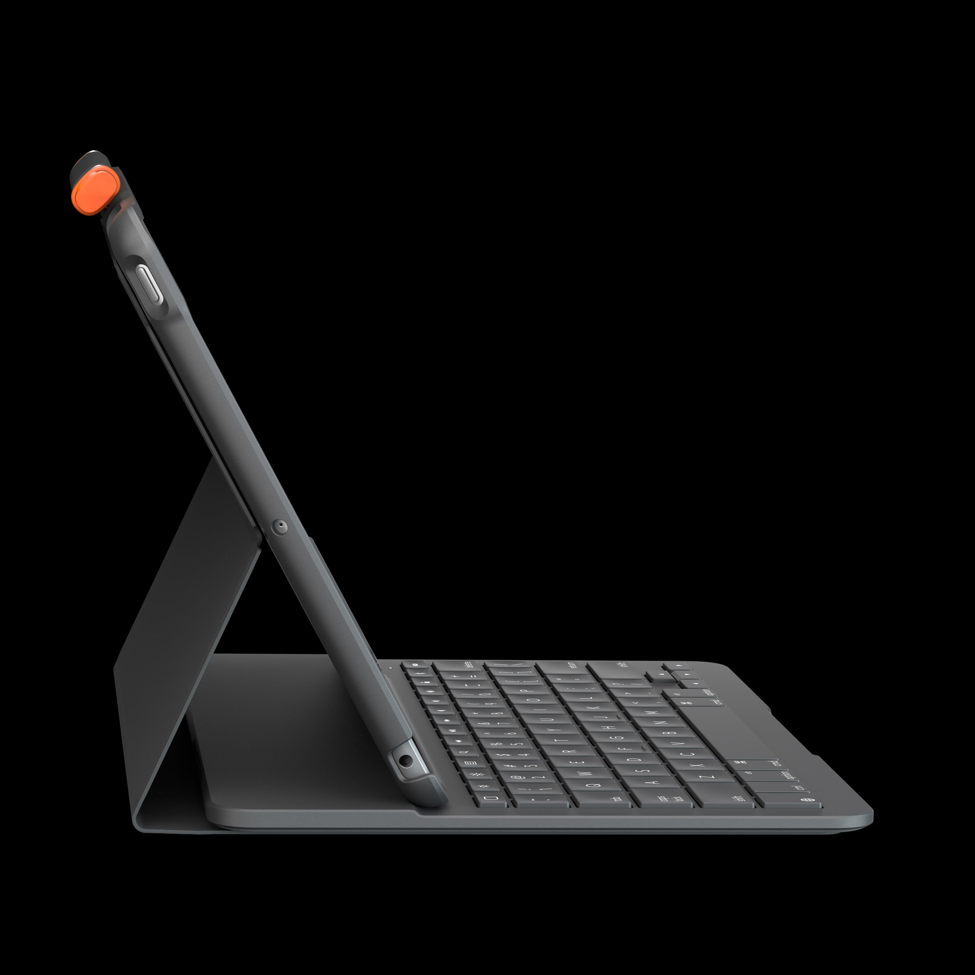 Logitech Slim Folio AZERTY Französisch Bluetooth Graphit