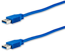 E+P Anschlußkabel 2,5m CC 303/2 blau USB-Buskabel Typ AA USB 3.0 (CC303/2)