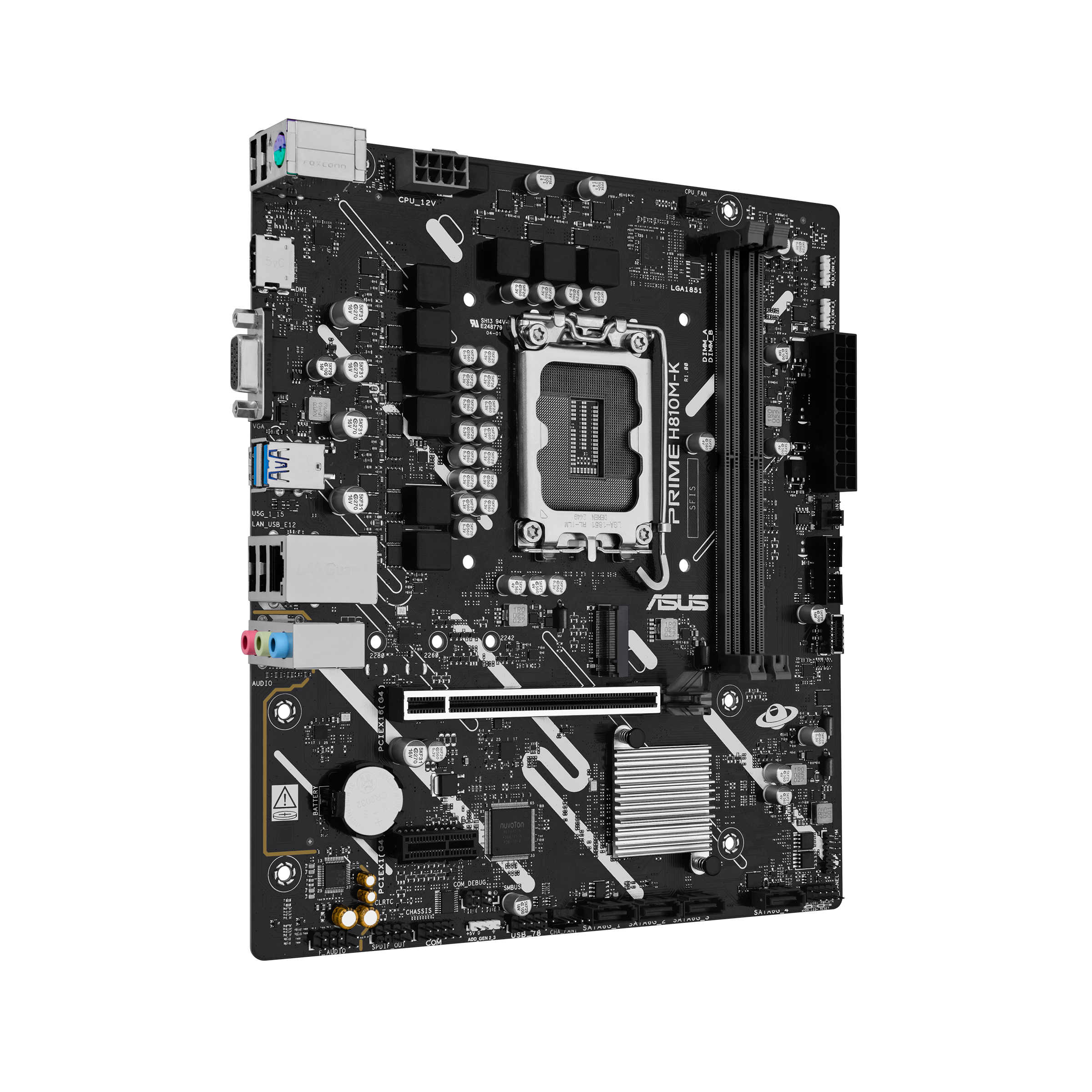 ASUS PRIME H810M-K Intel H810 LGA 1851 Micro-ATX DDR5 Mainboard