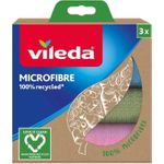 Vileda 4023103228634 Reinigungstücher Mikrofaser Mehrfarbig 3 Stück(e) (635)