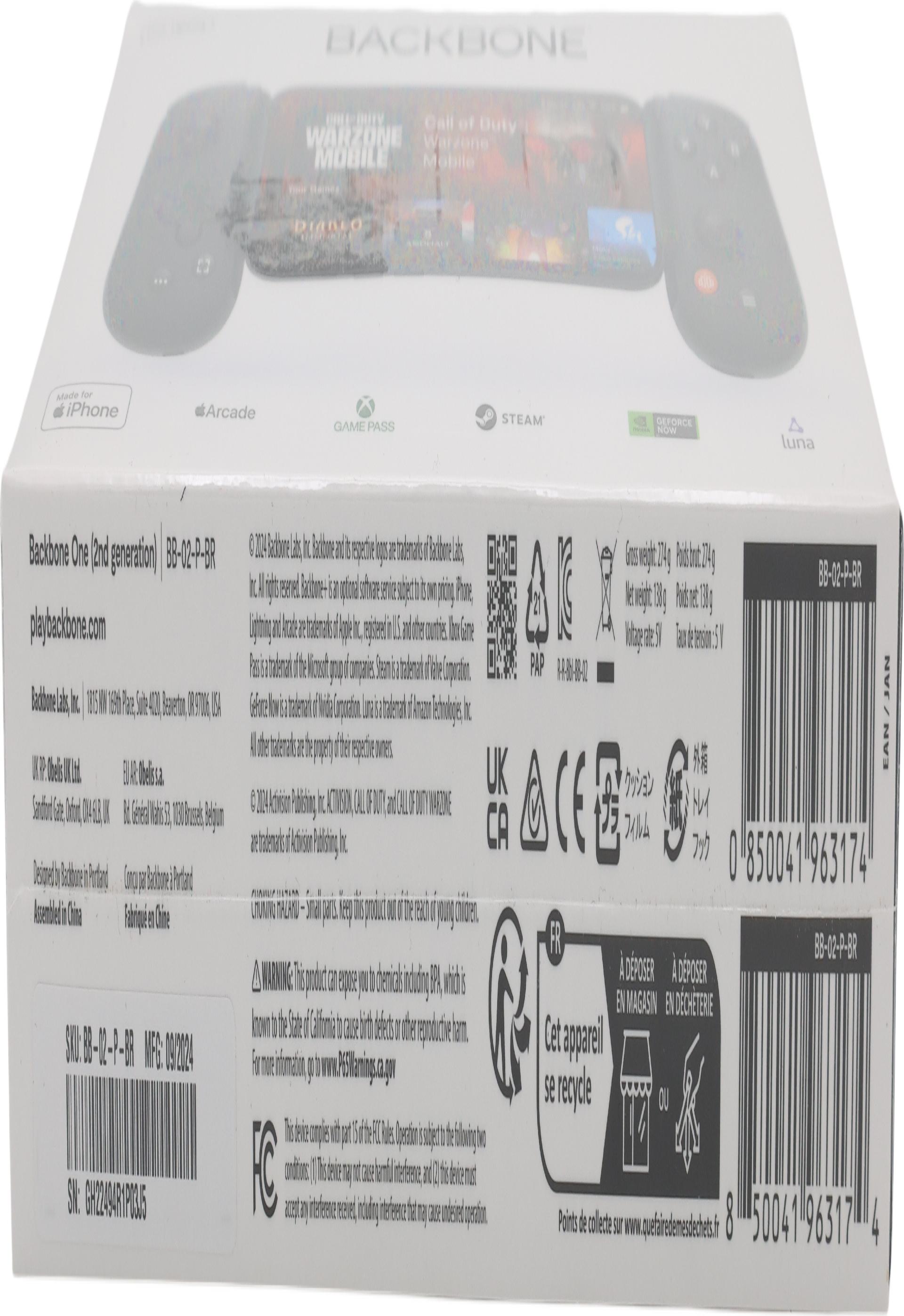 Backbone One for iPhone PlayStation Edition Weiß