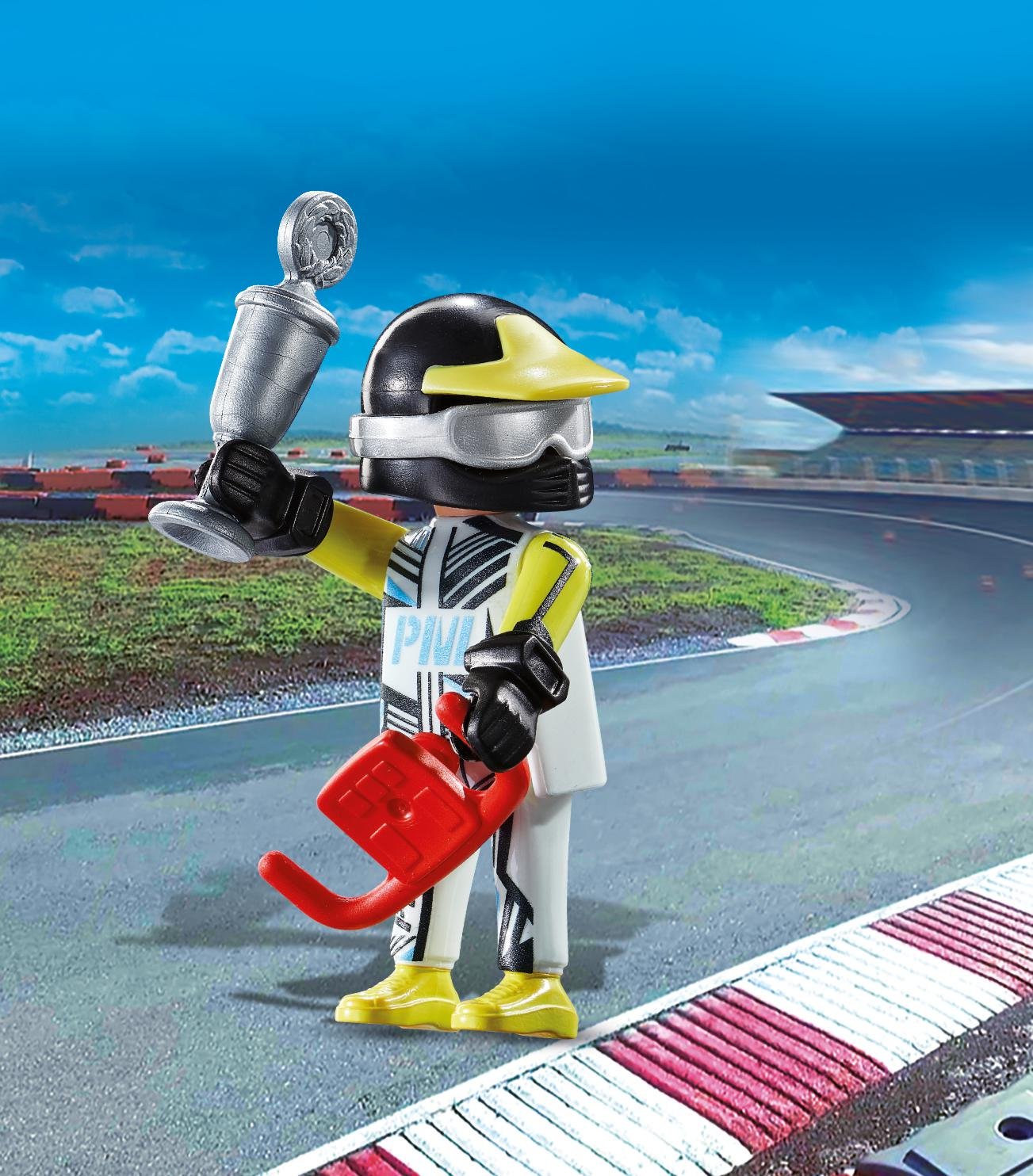 Playmobil City Life Playmo-Friends Rennfahrer 70812 Mehrfarbig