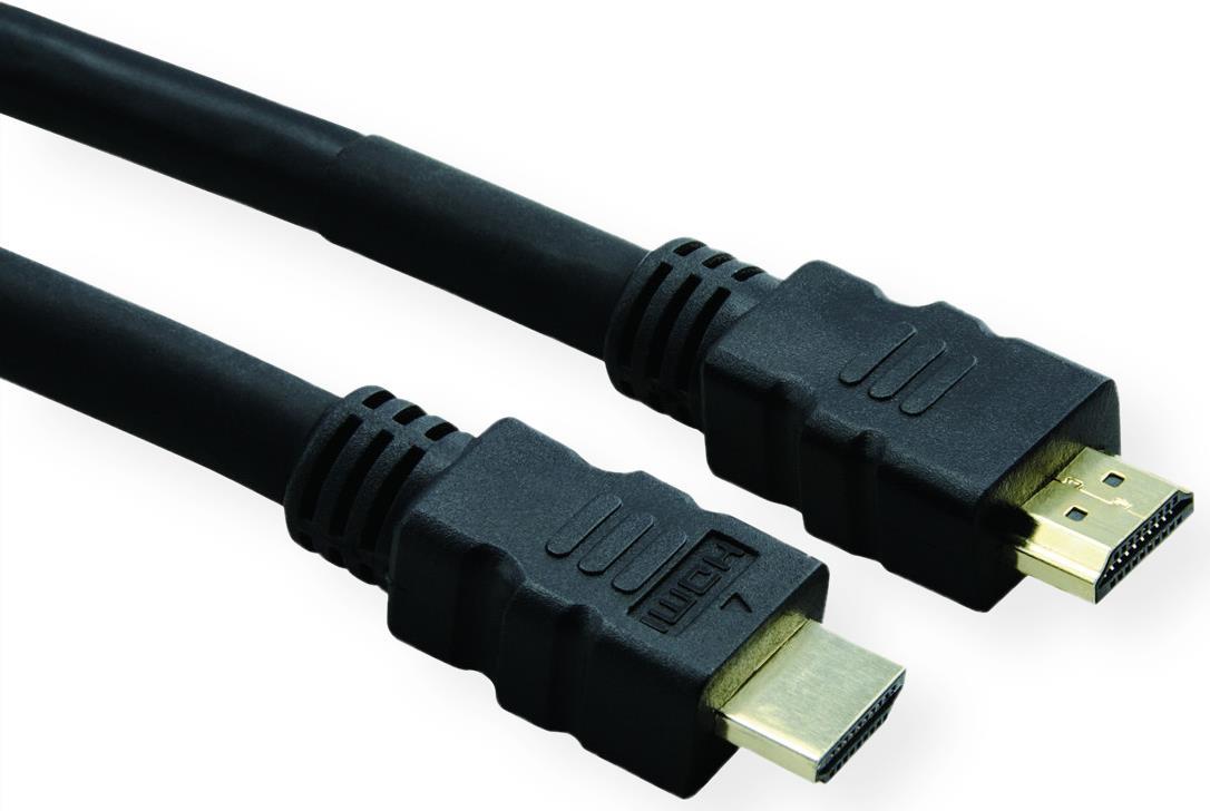 ROLINE 14.01.3458 HDMI-Kabel 25 m HDMI Typ A (Standard) Schwarz (14.01.3458)