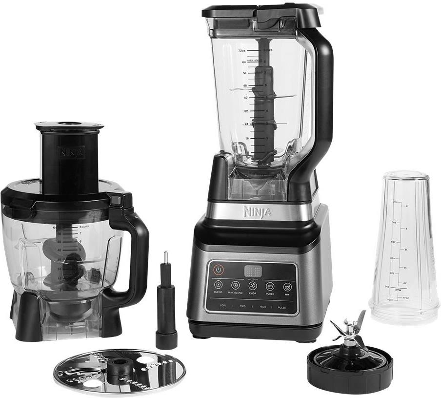 Ninja with Auto-iQ BN800EU 3-in-1-Küchenmaschine 1200 W Schwarz/silber