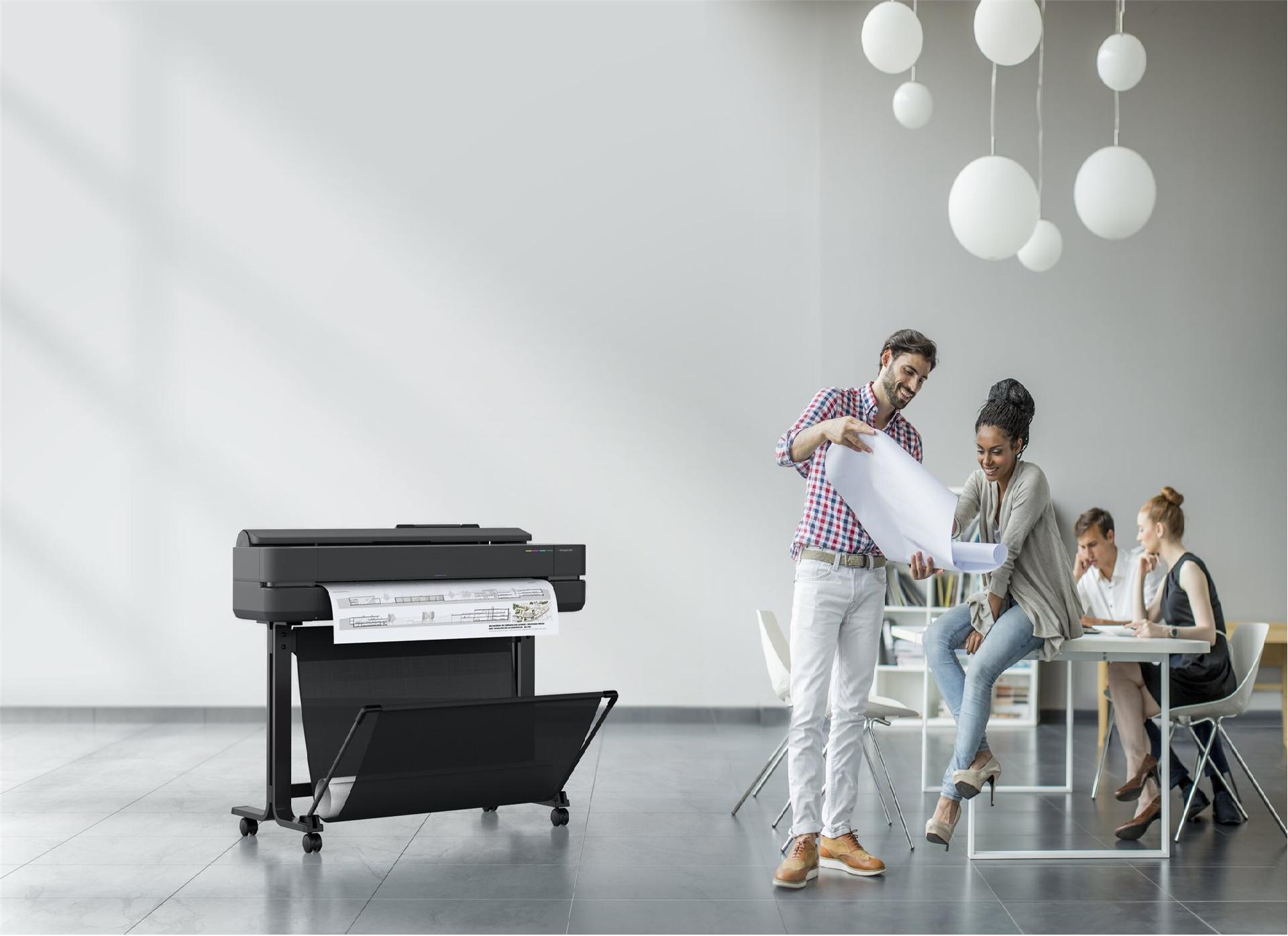 HP DesignJet T630 24" Großformatdrucker Schwarz