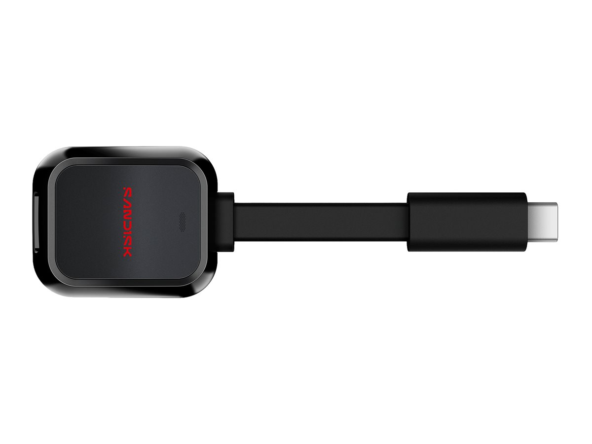 SanDisk QuickFlow microSD Kartenleser USB-C 3.2 Gen 1 Schwarz