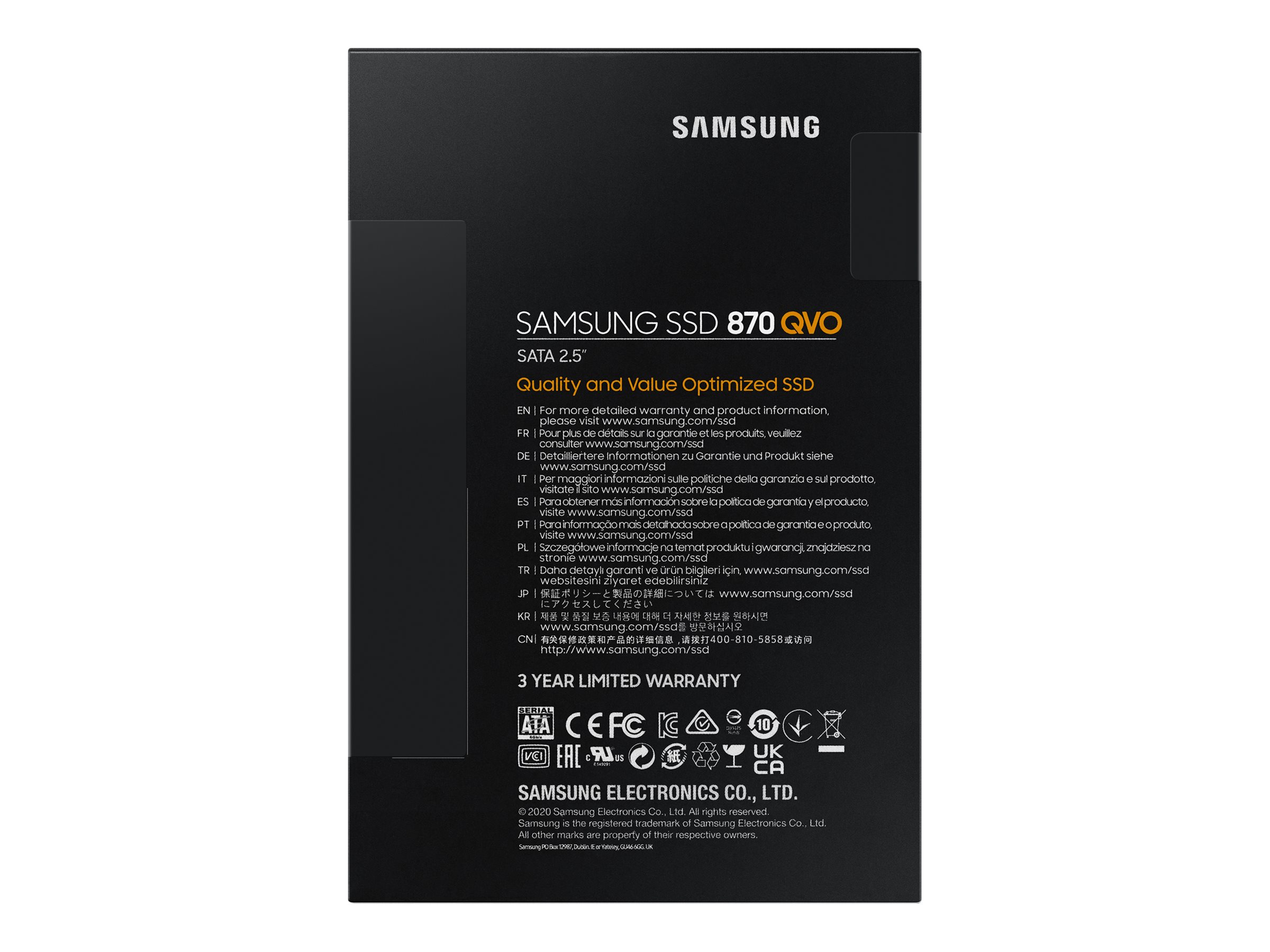 Samsung 870 QVO 1 TB SSD 2,5" SATA III