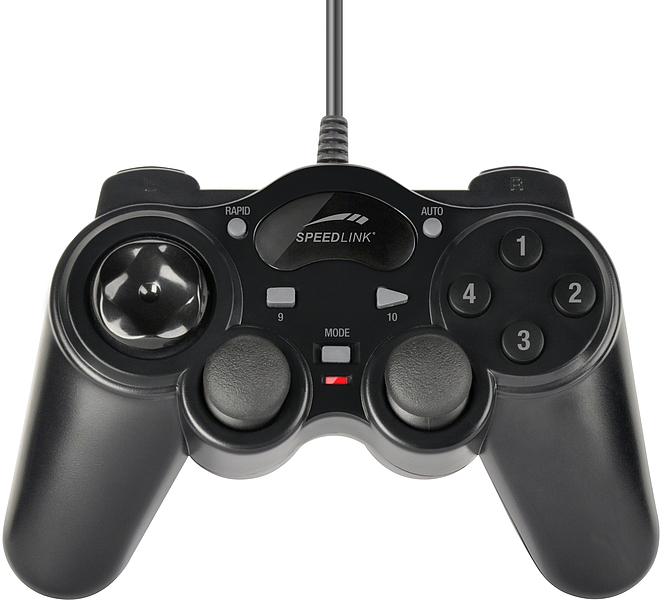 Speedlink Thunderstrike Gamepad Kabelgebunden USB Schwarz