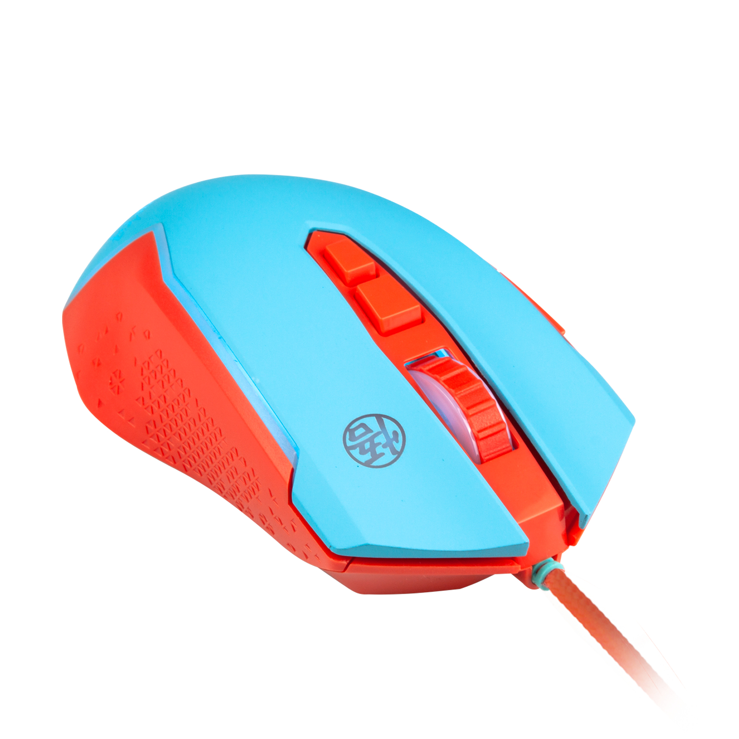 Blade Dragon Ball Super Gaming-Maus Kabelgebunden 8000 DPI USB Typ-A Blau, Orange