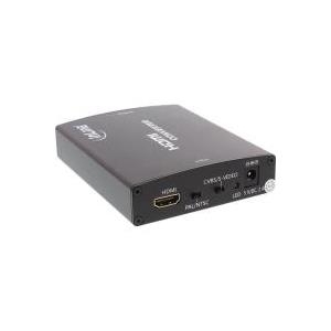 InLine® Konverter HDMI zu Composite/S-Video, mit Audio, Eingang HDMI, Ausgang: Cinch, S-Video und Audio Cinch (65006)