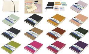 kangaro Skizzenbuch, 80 Blatt, DIN A4, sky blue PU Hardcover-Einband, 140 g/qm cremefarbenes Papier, mit - 1 Stück (K-861335)