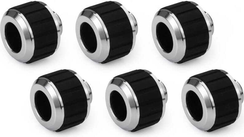 Alphacool Apex Grip HardTube Anschluss 13mm G1/4 chrom Set 6 St. (14927)