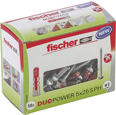 Fischer DUOPOWER 5x25 S PH LD 50Stk (535462)