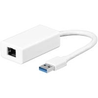 Wentronic Goobay USB 3.0 Gigabit Ethernet Netzwerkkonverter, 0.1 m - zum Anschluss eines PC/MAC mit USB Anschluss an ein Ethernet Netzwerk (95442)